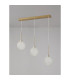 Baldwin Linear Pendant 2m 3 x G9 French Gold/Frosted Type G Shade-9