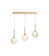 Baldwin Linear Pendant 2m 3 x G9 French Gold/Cognac/Frosted Type G Shade-1