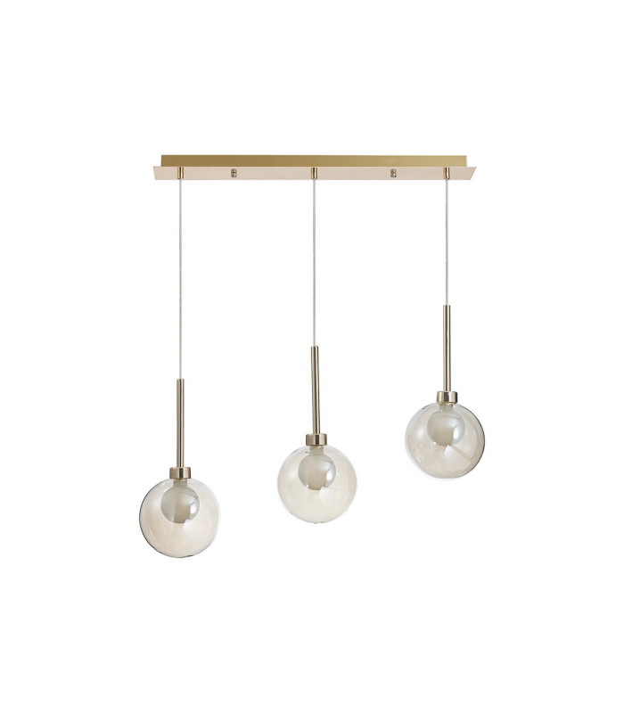 Baldwin Linear Pendant 2m 3 x G9 French Gold/Cognac/Frosted Type G Shade-4