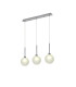 Baldwin Linear Pendant 2m 3 x G9 Polished Chrome/Frosted Type G Shade-1