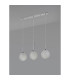 Baldwin Linear Pendant 2m 3 x G9 Polished Chrome/Frosted Type G Shade-10