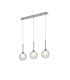 Baldwin Linear Pendant 2m 3 x G9 Polished Chrome/Clear/Frosted Type G Shade-1