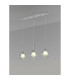 Baldwin Linear Pendant 2m 3 x G9 Polished Chrome/Clear/Frosted Type G Shade-3
