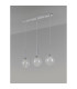 Baldwin Linear Pendant 2m 3 x G9 Polished Chrome/Clear/Frosted Type G Shade-11