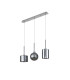 Baldwin Linear Pendant 2m 3 x G9 Polished Chrome/Chrome/Frosted Type B
