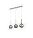 Baldwin Linear Pendant 2m 3 x G9 Polished Chrome/Chrome/Frosted Type G Shade-1