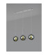 Baldwin Linear Pendant 2m 3 x G9 Polished Chrome/Chrome/Frosted Type G Shade-3