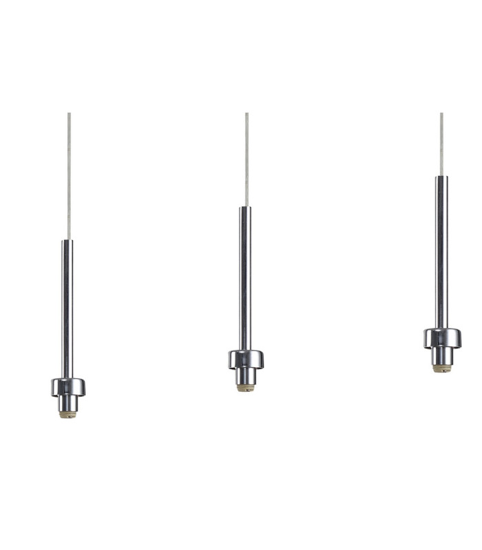 Baldwin Linear Pendant 2m 3 x G9 Polished Chrome/Smoked/Frosted Type G Shade-5