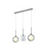 Baldwin Linear Pendant 2m 3 x G9 Polished Chrome/Iridescent/Frosted Type B