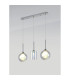 Baldwin Linear Pendant 2m 3 x G9 Polished Chrome/Iridescent/Frosted Type B
