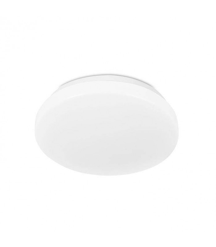 LED Round Flush Ceiling Light White 38cm 2400lm 3000K - 1