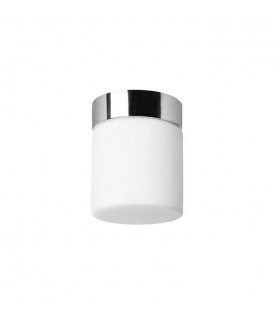 Bathroom LED Flush Ceiling Light Chrome 650lm 3000K IP44 - 1