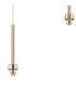 Baldwin Linear Pendant 2m 3 x G9 French Gold/Frosted/Clear Type H Shade-9
