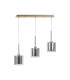 Baldwin Linear Pendant 2m 3 x G9 French Gold/Chrome/Clear Type H Shade-4