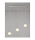 Baldwin Linear Pendant 2m 3 x G9 French Gold/Frosted/Clear Type M Shade-3