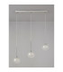 Baldwin Linear Pendant 2m 3 x G9 French Gold/Frosted/Clear Type M Shade-11