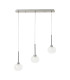 Baldwin Linear Pendant 2m 3 x G9 Polished Chrome/Frosted/Clear Type M Shade-4
