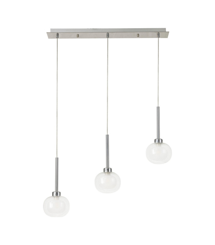 Baldwin Linear Pendant 2m 3 x G9 Polished Chrome/Frosted/Clear Type M Shade-4