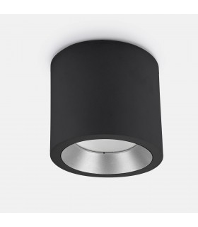 Outdoor LED Surface Mounted Ceiling Light Black 16.8cm 2526lm 3000K IP65 - 1