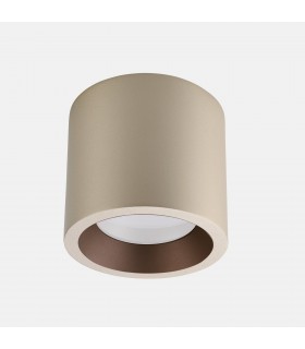 Outdoor LED Surface Mounted Ceiling Light Painted Gold 12.6cm 1324lm 3000K IP65 - 1