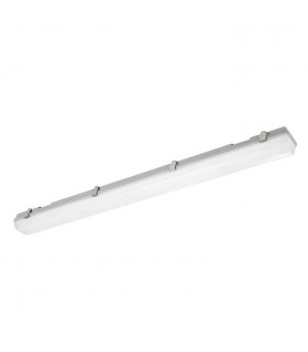 Outdoor LED Linear Ceiling Batton Light Grey 156cm 5508lm 4000K IP65 - 1