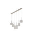Baldwin Linear Pendant 2m 6 x G9 Polished Chrome/Frosted Type A