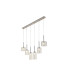 Baldwin Linear Pendant 2m 6 x G9 Polished Chrome/Clear Type A