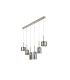 Baldwin Linear Pendant 2m 6 x G9 Polished Chrome/Chrome Type A