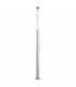 Outdoor Bollard Lamp Post Grey 230.2cm - 1