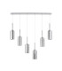 Baldwin Linear Pendant 2m 6 x G9 Polished Chrome/Chrome Type A Shade-4