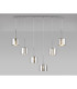 Baldwin Linear Pendant 2m 6 x G9 Polished Chrome/Chrome Type B Shade-3
