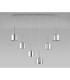 Baldwin Linear Pendant 2m 6 x G9 Polished Chrome/Chrome Type B Shade-14