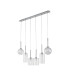Baldwin Linear Pendant 2m 6 x G9 Polished Chrome/Clear/Frosted Type A