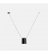 Decorative Hanging Ceiling Pendant Matt Black 1x E27 / 175cm x 200cm - 1
