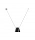 Decorative Hanging Ceiling Pendant Matt Black 1x E27 / 175cm x 200cm - 1