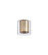 Baldwin Linear Pendant 2m 6 x G9 Polished Chrome/Gold/Clear Type H Shade-9