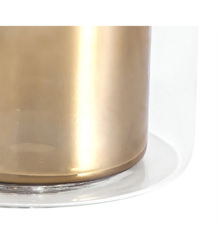 Baldwin Linear Pendant 2m 6 x G9 Polished Chrome/Gold/Clear Type H Shade-10
