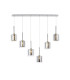 Baldwin Linear Pendant 2m 6 x G9 Polished Chrome/Chrome/Clear Type H Shade-1