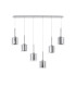 Baldwin Linear Pendant 2m 6 x G9 Polished Chrome/Chrome/Clear Type H Shade-4