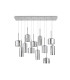 Baldwin Linear Pendant 2m 12 x G9 Polished Chrome/Chrome Type A