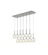 Baldwin Linear Pendant 2m 12 x G9 Polished Chrome/Clear/Frosted Type G Shade-1