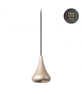 LED Dome Ceiling Pendant Painted Gold Phase Cut Dimming 13cm 1185lm 2700K - 1