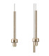 Baldwin Linear Pendant 2m Curved Cone Glass (U) 12 Light G9 French Gold/Iridescent/Opal/Matt Gold-10