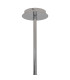 Baldwin 92cm Round Telescopic Pendant Curved Cone Glass (U) 8 + 4 Light G9 Polished Chrome/Iridescent/Opal-5