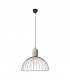 Cage Ceiling Pendant Large Cement Black 1x E27 - 1