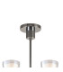 Baldwin 93cm Telescopic/Semi Flush Curved Cone Glass (U) 12 Light G9 Polished Chrome/Iridescent/Opal-5