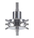 Baldwin 113cm 2-Tier Pendant Curved Cone Glass (U) 20 Light G9 Polished Chrome/Iridescent/Opal-10