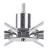 Baldwin 113cm 2-Tier Pendant Curved Cone Glass (U) 20 Light G9 Polished Chrome/Iridescent/Opal-11