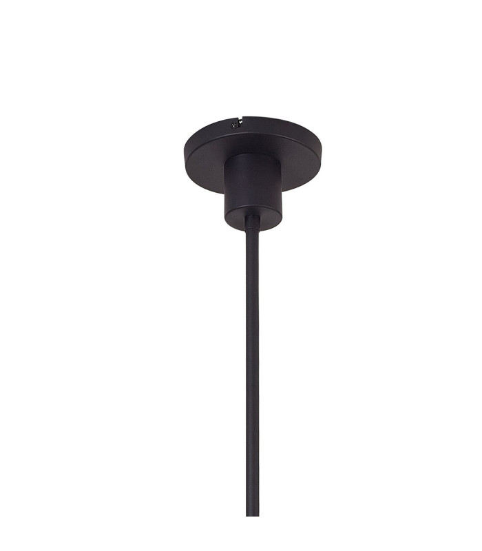 Baldwin 113cm 2-Tier Pendant Curved Cone Glass (U) 20 Light G9 Satin Black/Iridescent/Opal-9