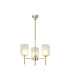 Baldwin 52cm Telescopic/Semi Flush 3 x G9 French Gold/Frosted Type B Shade-1